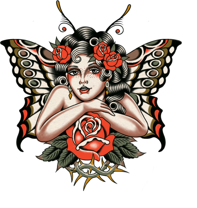 Schmetterling Tattoo-Motiv