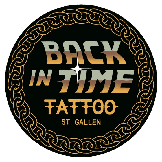 Back In Time Tattoo Logo